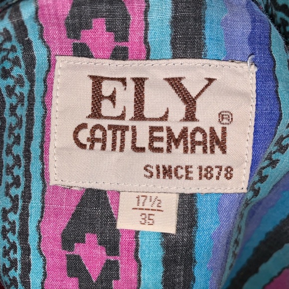 Vintage Ely Cattleman snap up - Picture 2 of 4
